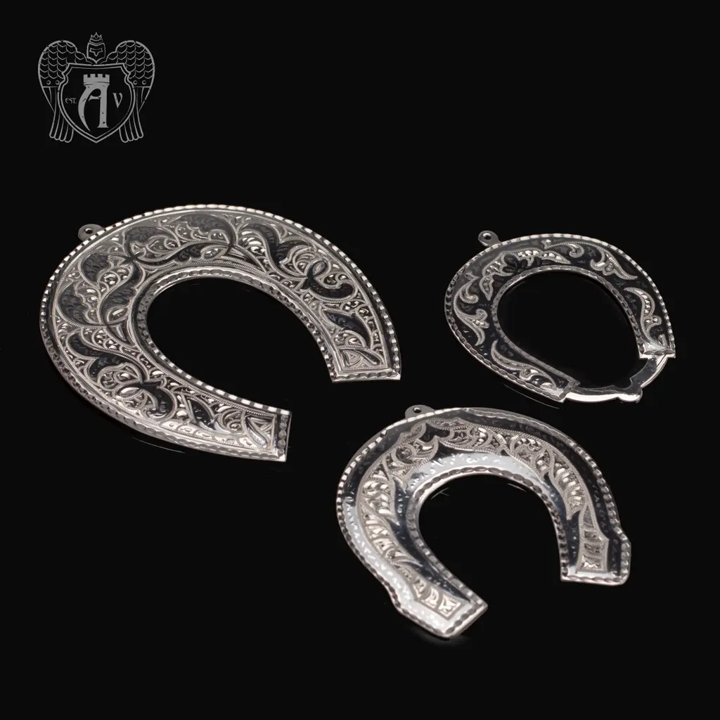 Серебряная подкова «Кубачинская» - фото 2