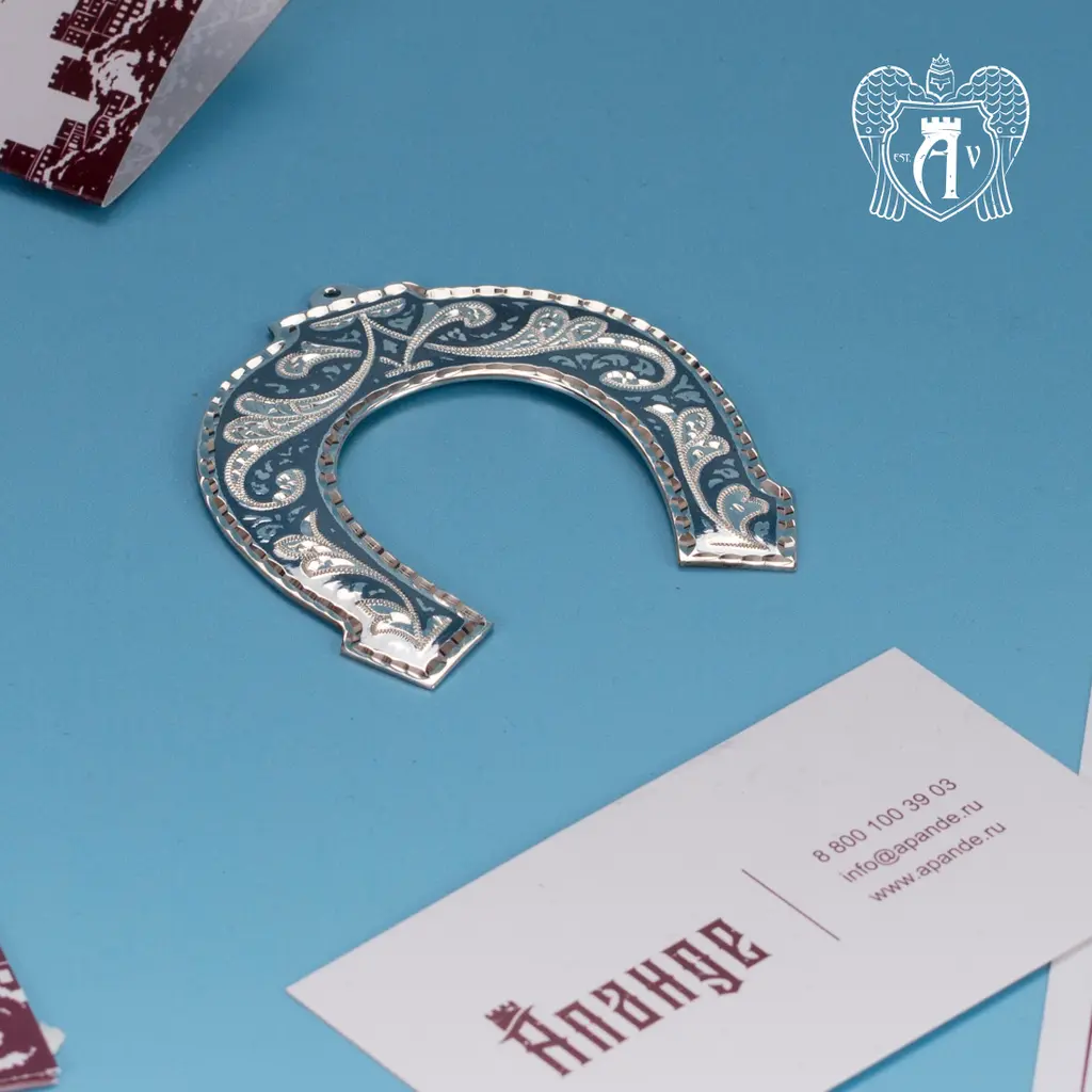 Серебряная подкова «Кубачинская» - фото 6