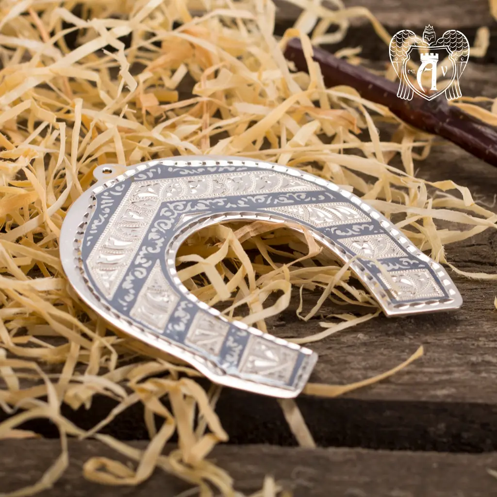 Серебряная подкова «Счастье и удача» - фото 3