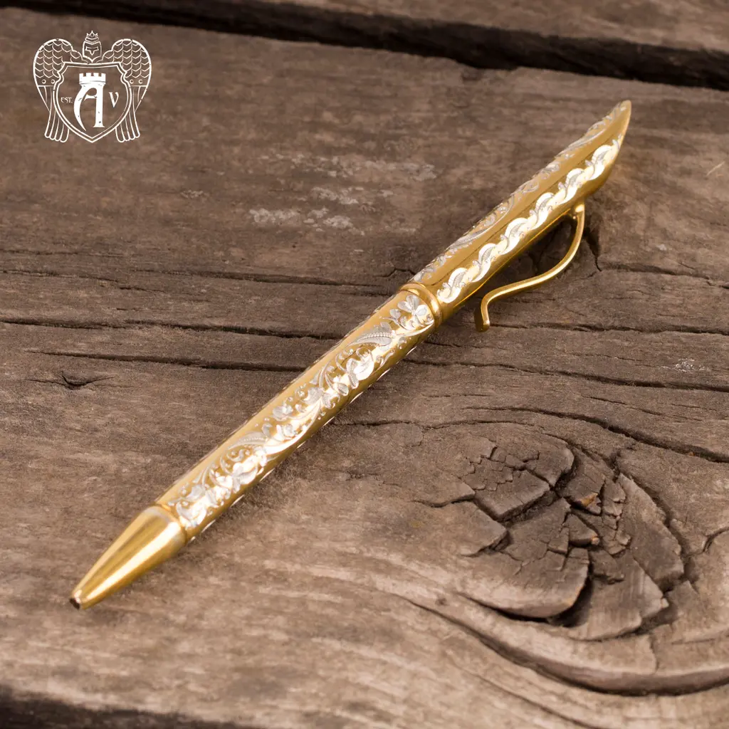 Ручка серебряная «Винтаж» - фото 5