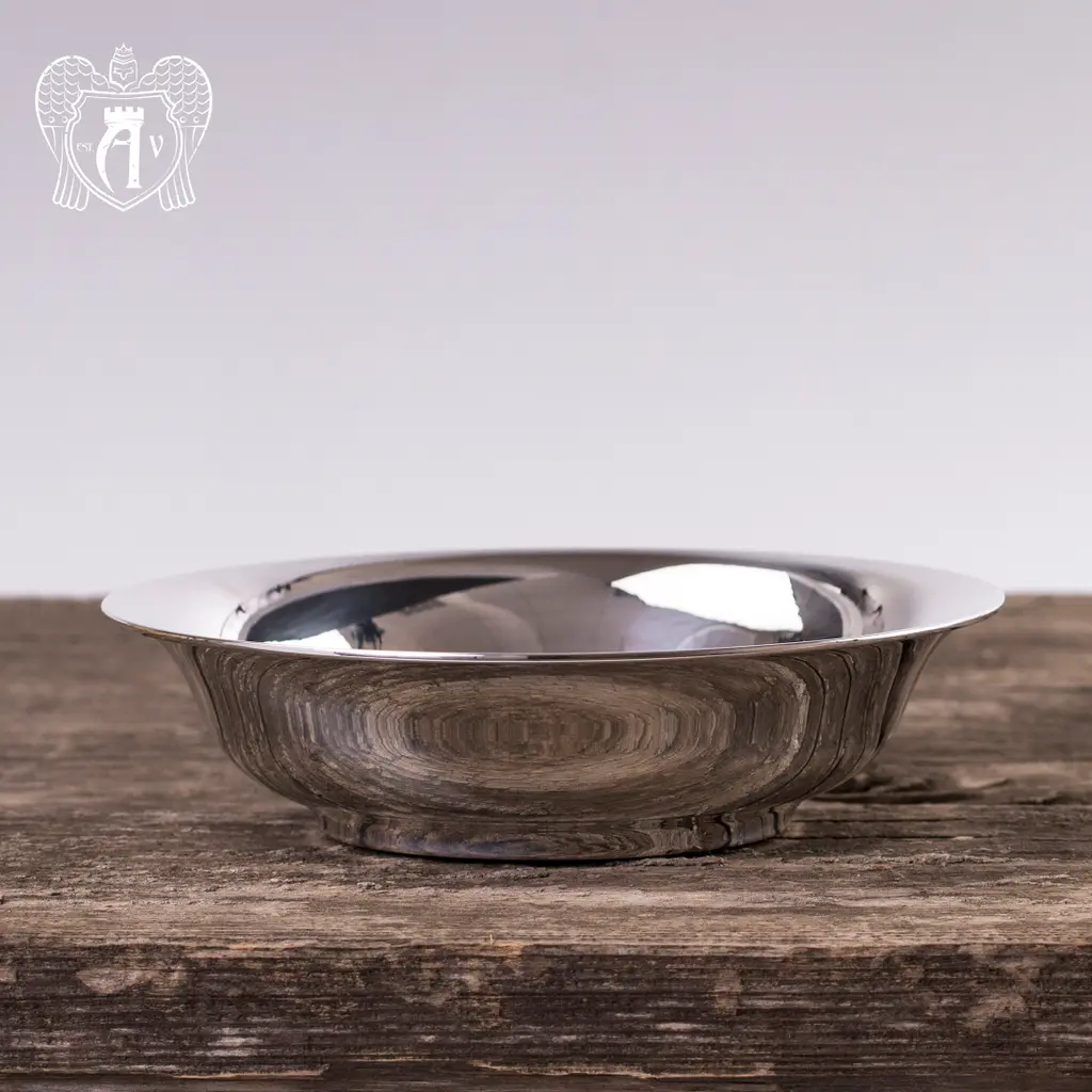 Тарелка из серебра 999 пробы - фото 5