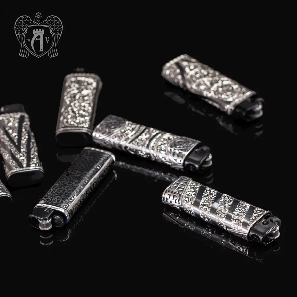 Зажигалка серебряная «Авантаж» - фото 3