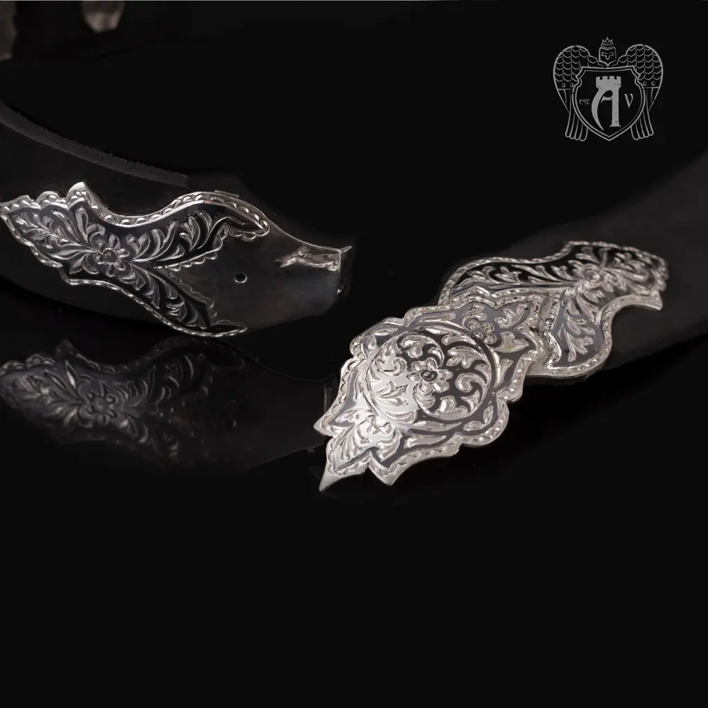 Ремень из серебра  «Этно» - фото 2