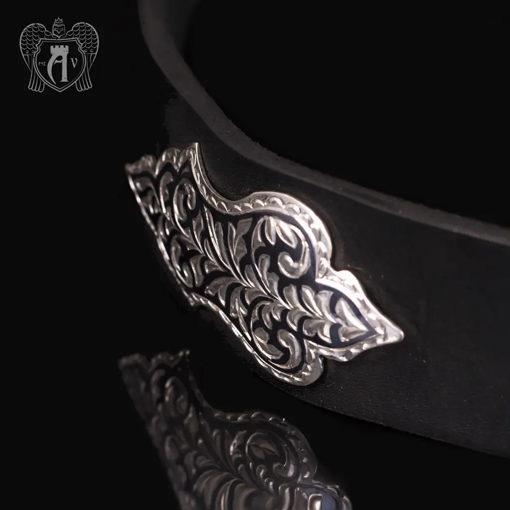 Ремень из серебра  «Этно» - фото 3