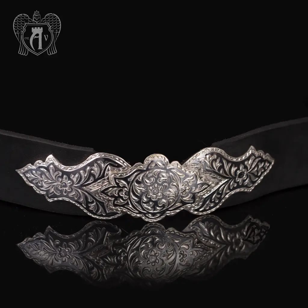 Ремень из серебра  «Этно» - фото 4