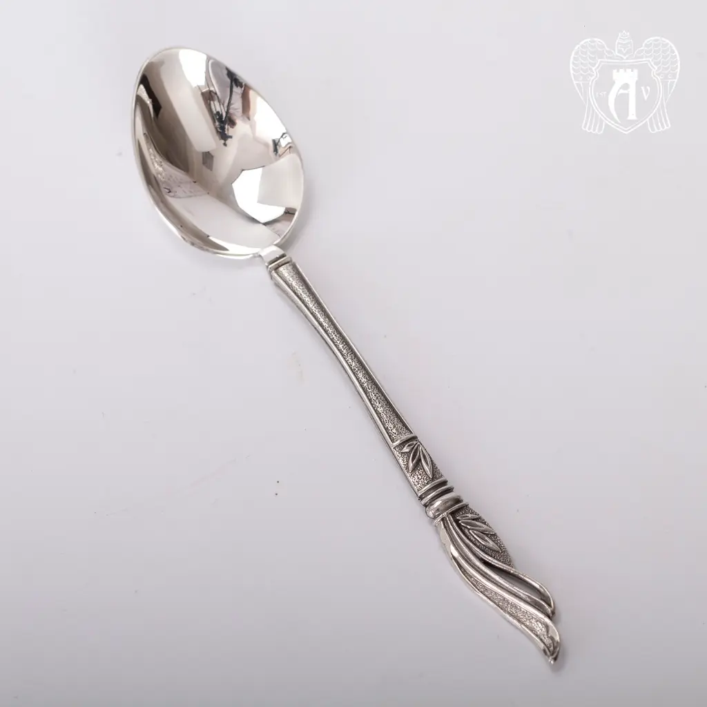 Серебряная чайная ложка  «Нежность» - фото 2