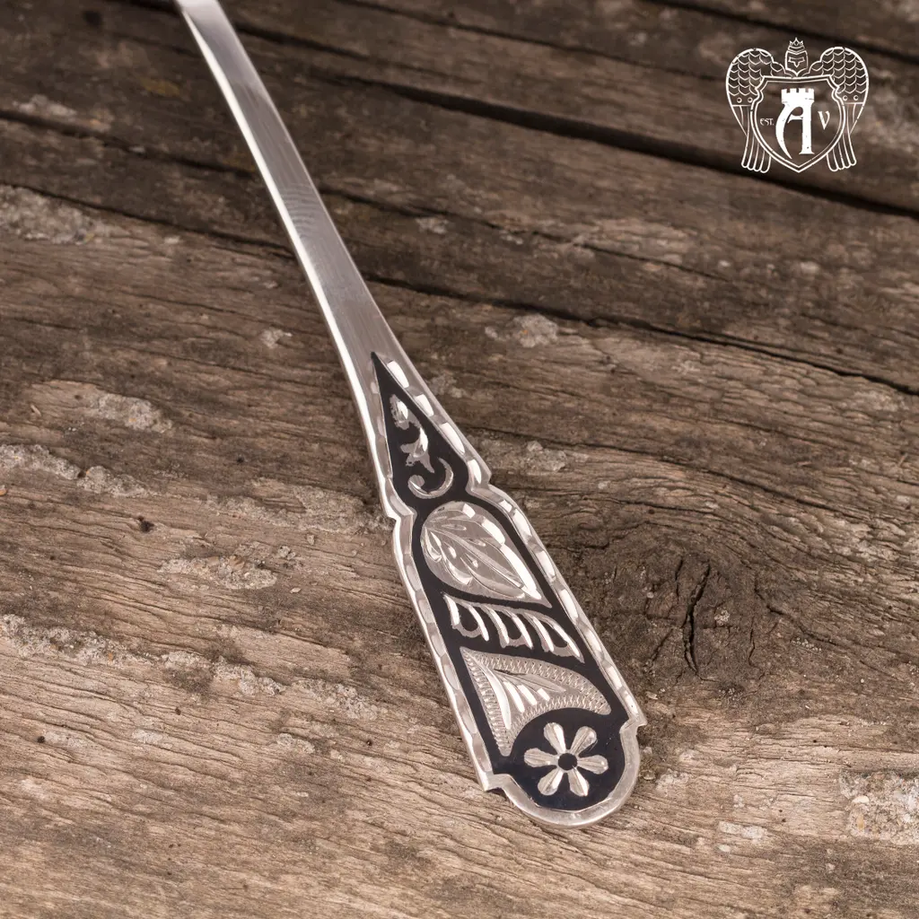 Серебряная чайная ложка  «Колорит» - фото 3