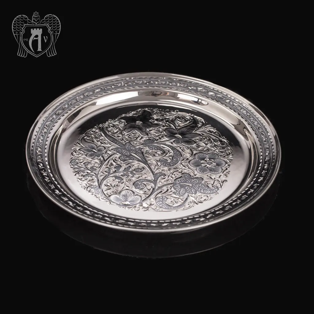 Поднос и серебра 925 пробы «Краса Востока» - фото 5