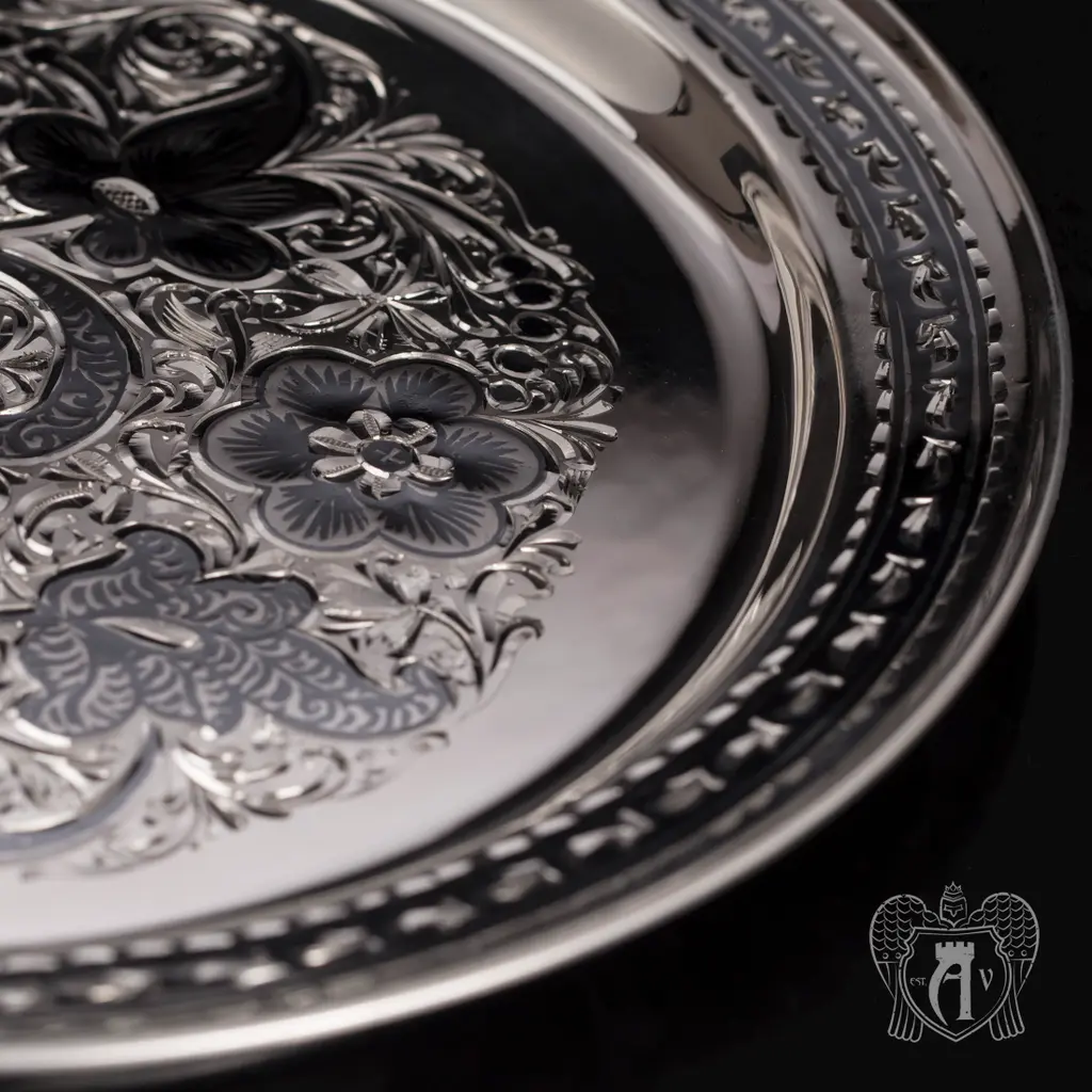 Поднос и серебра 925 пробы «Краса Востока» - фото 4