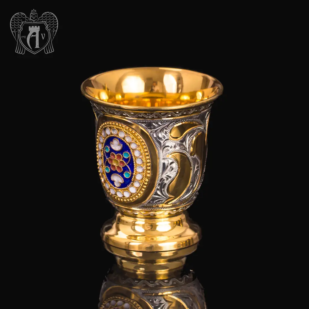 Набор серебряных стопок «Императорский» - фото 2