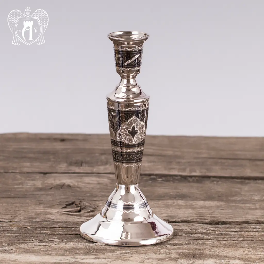 Серебряный подсвечник»Грация» - фото 2