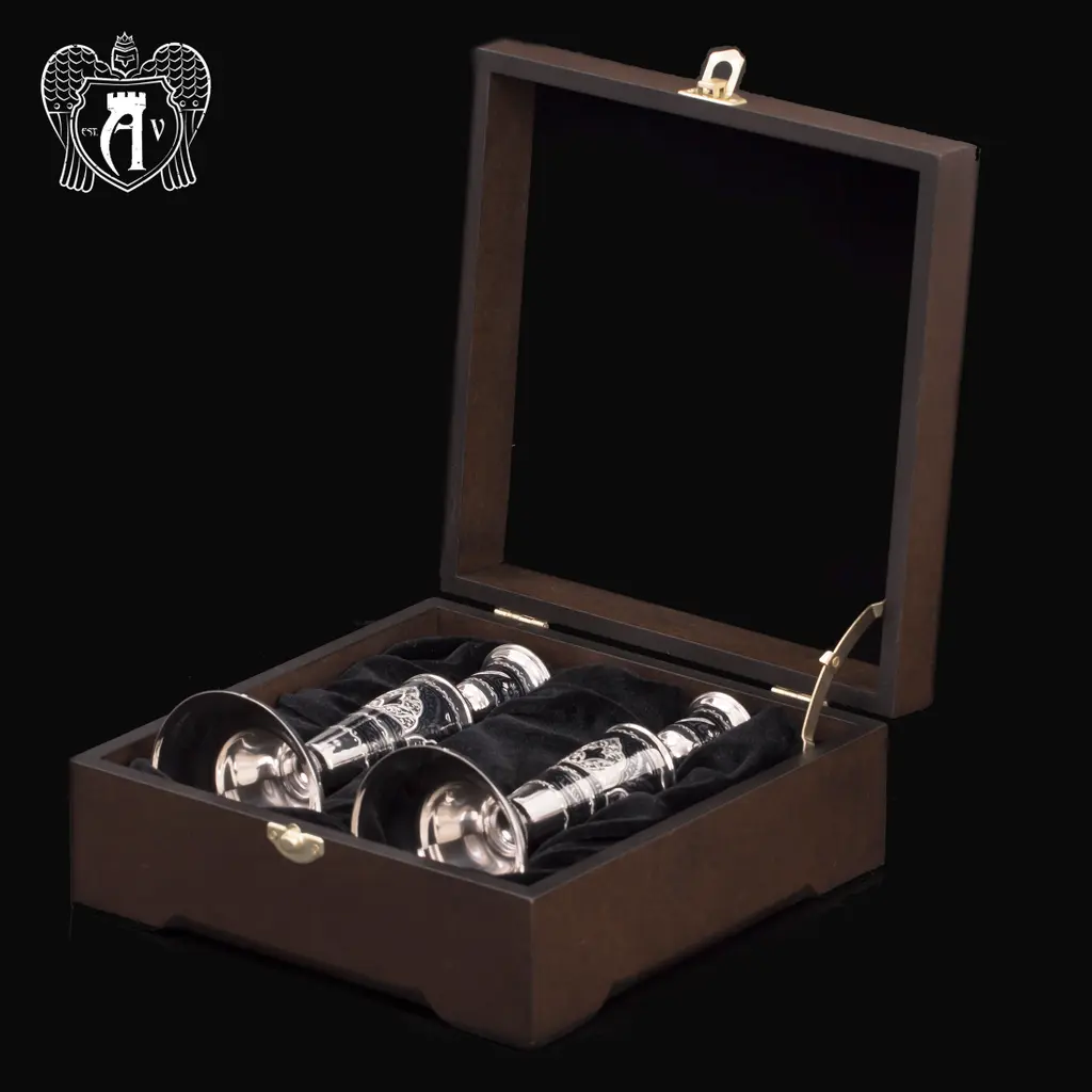 Серебряные подсвечники «Грация» набор - фото 2