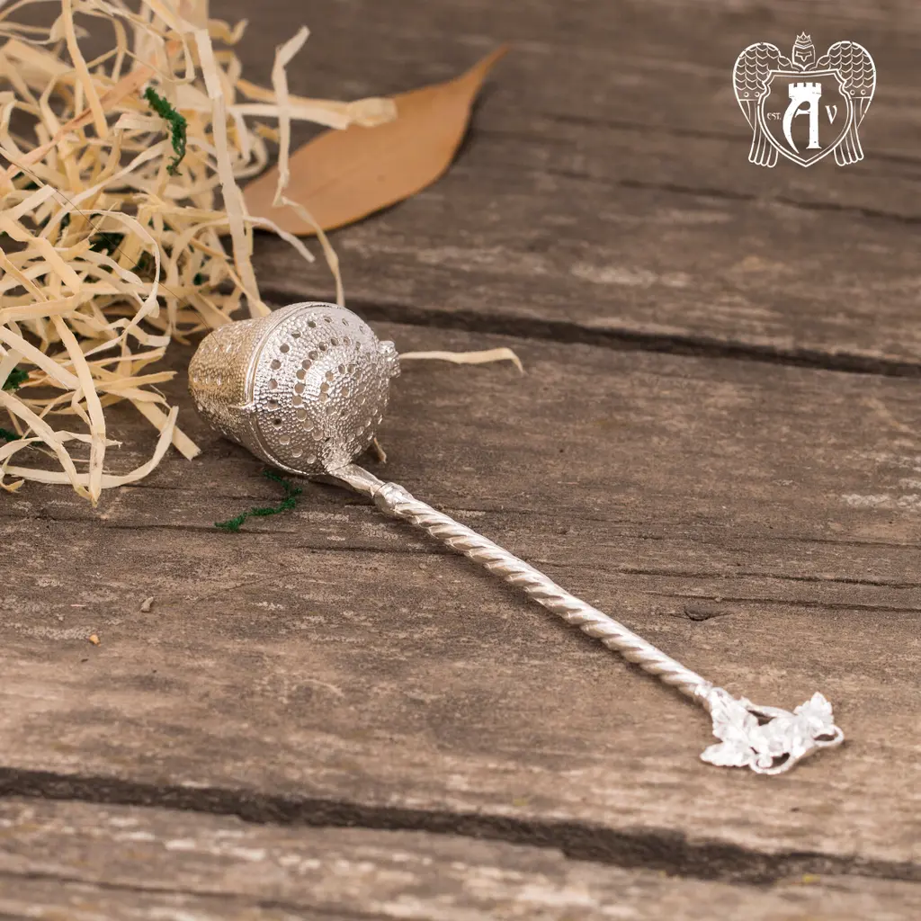 Серебряный заварник для чая  «Ведерко» - фото 2