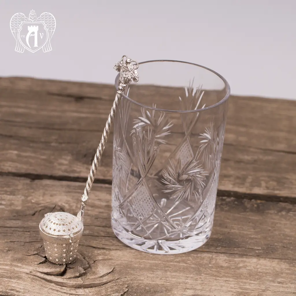 Серебряный заварник для чая  «Ведерко» - фото 3