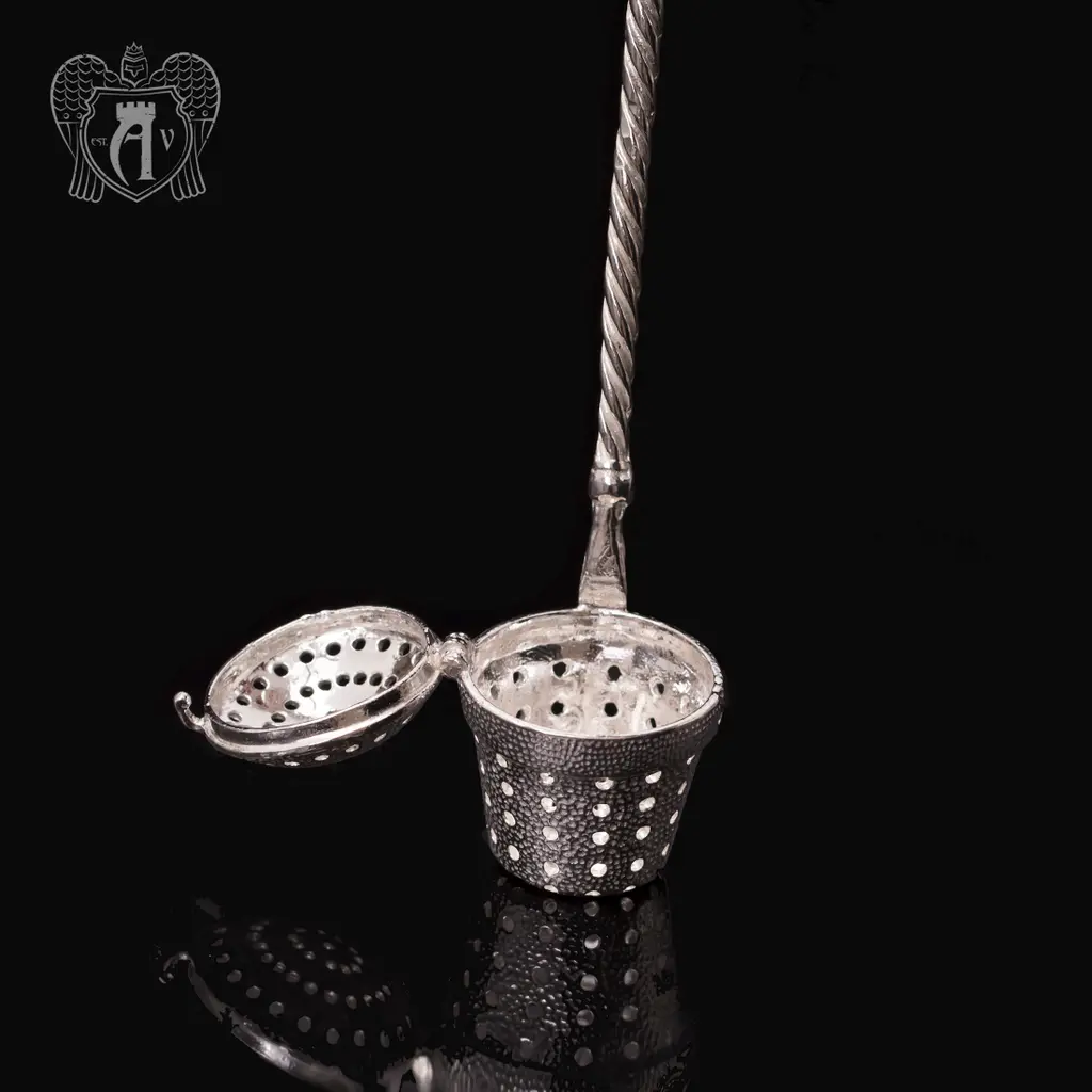 Серебряный заварник для чая  «Ведерко» - фото 6