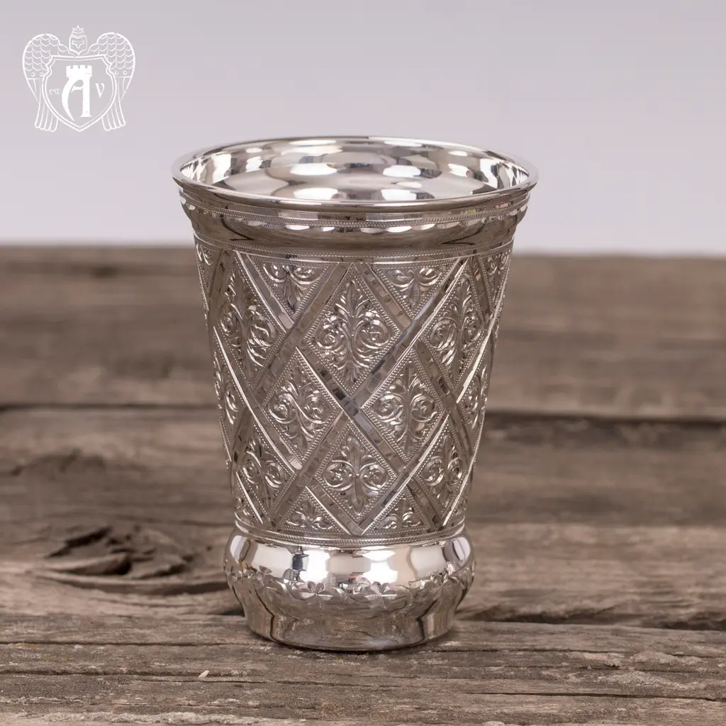 Стакан серебряный «Хрустальный родник»  999 пробы - фото 3