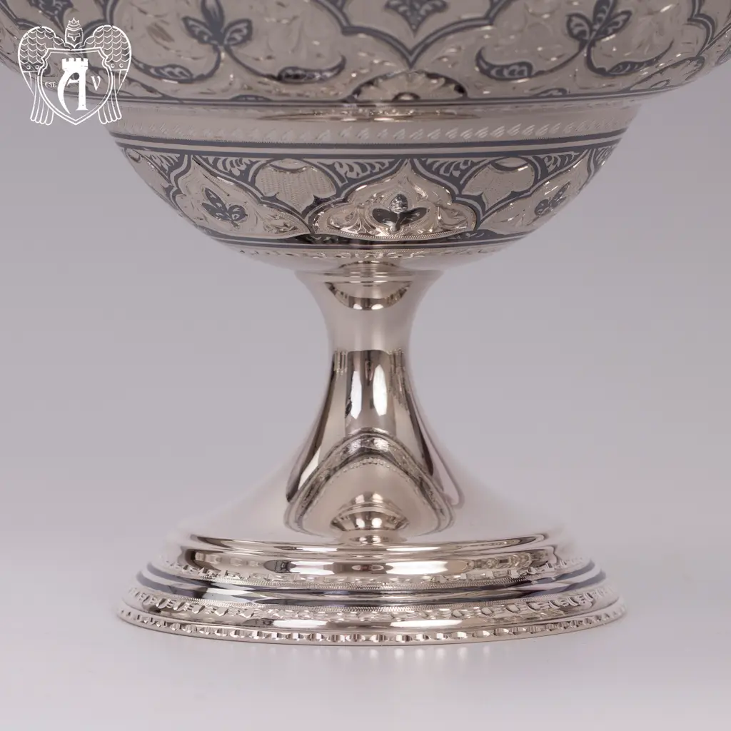 Конфетница из серебра для фруктов и сладостей «Мелани» - фото 2