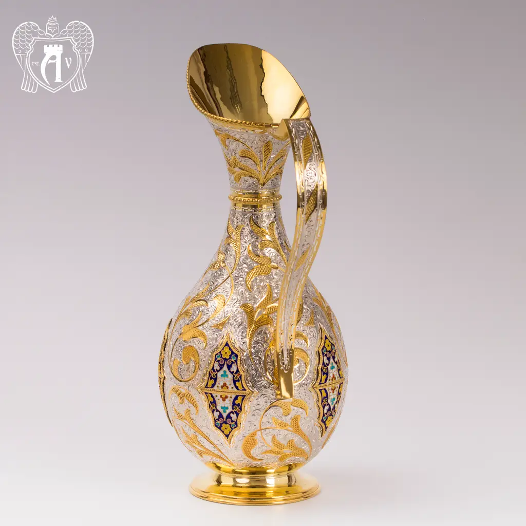 Кувшин из серебра для вина и воды «Флоренция» - фото 5