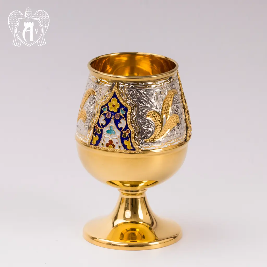 Набор  серебряных бокалов «Флоренция» 6 шт - фото 4