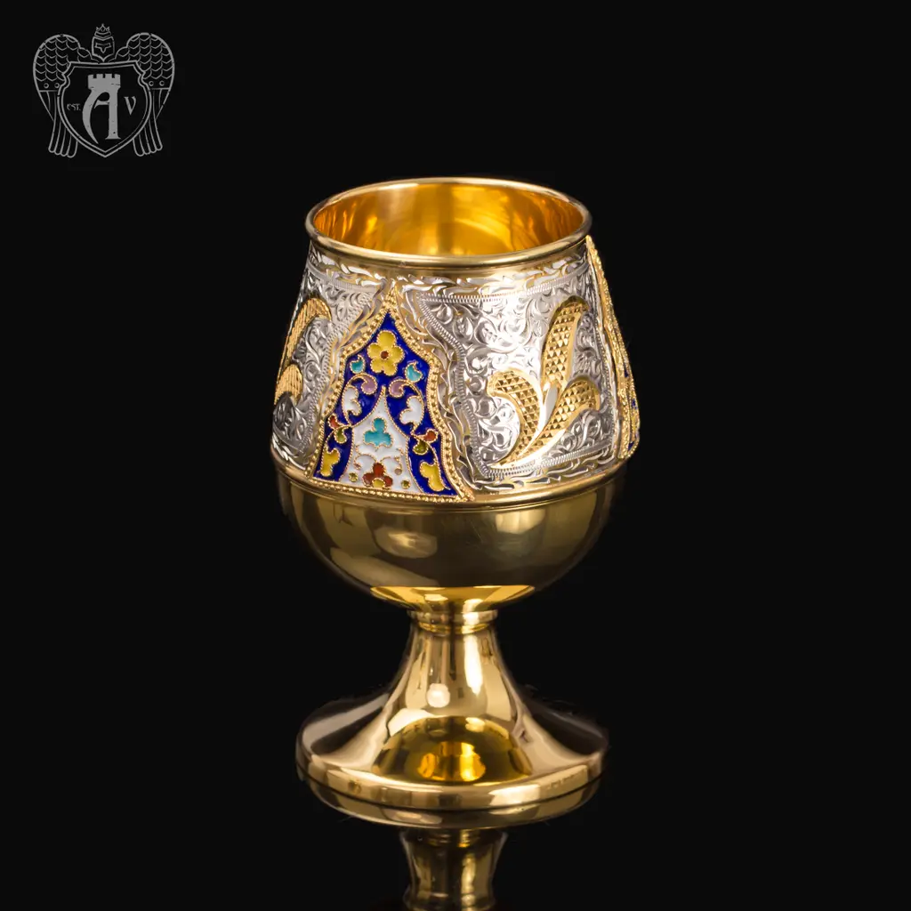 Набор  серебряных бокалов «Флоренция» 6 шт - фото 6