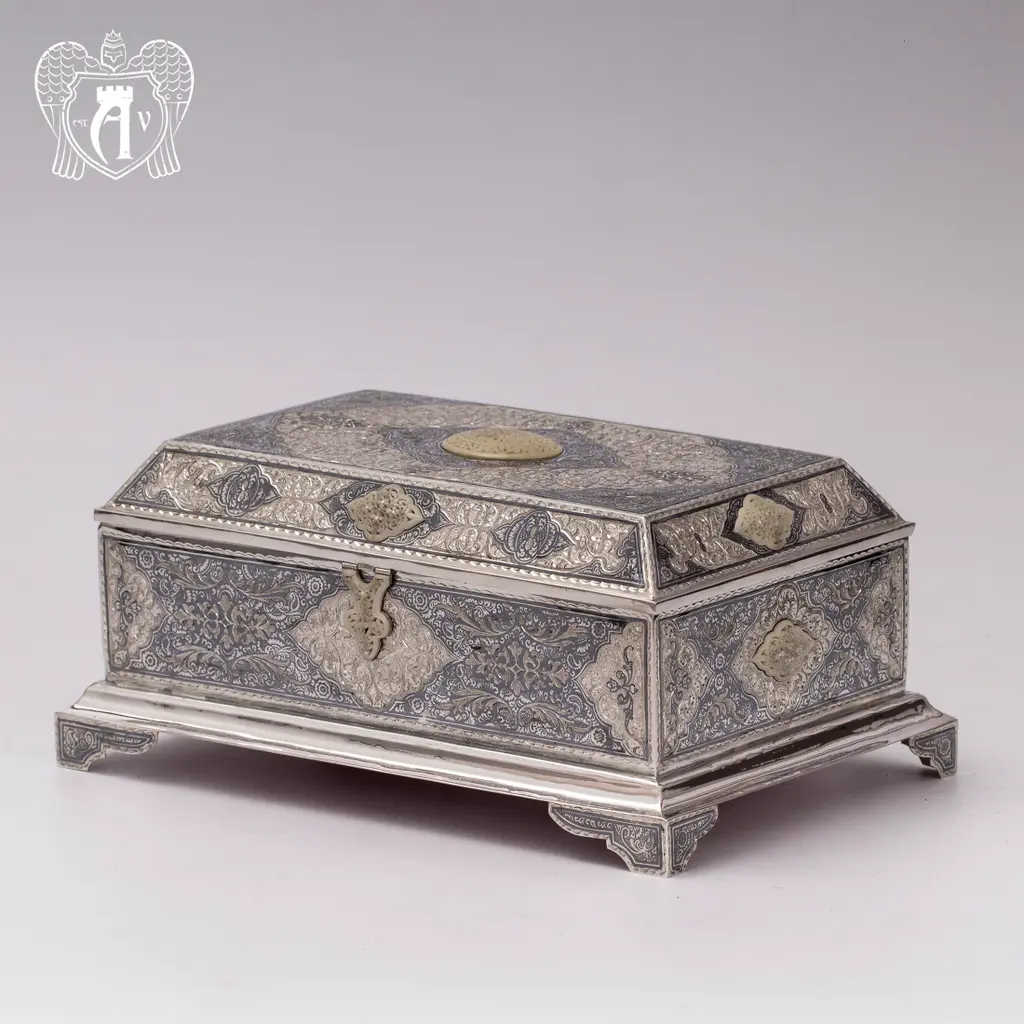 Серебряная шкатулка ручной работы «Медея» - фото 3