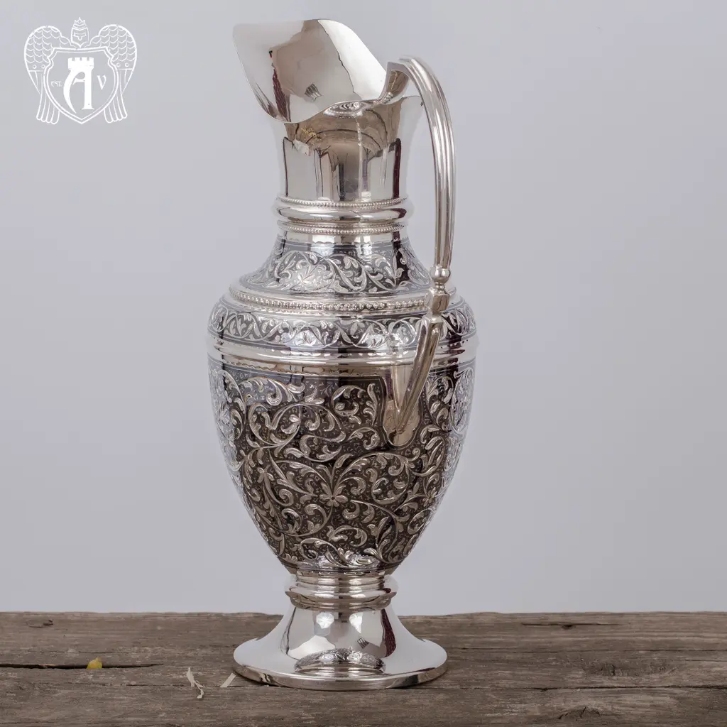 Кувшин без крышки из серебра «Амфора» - фото 6