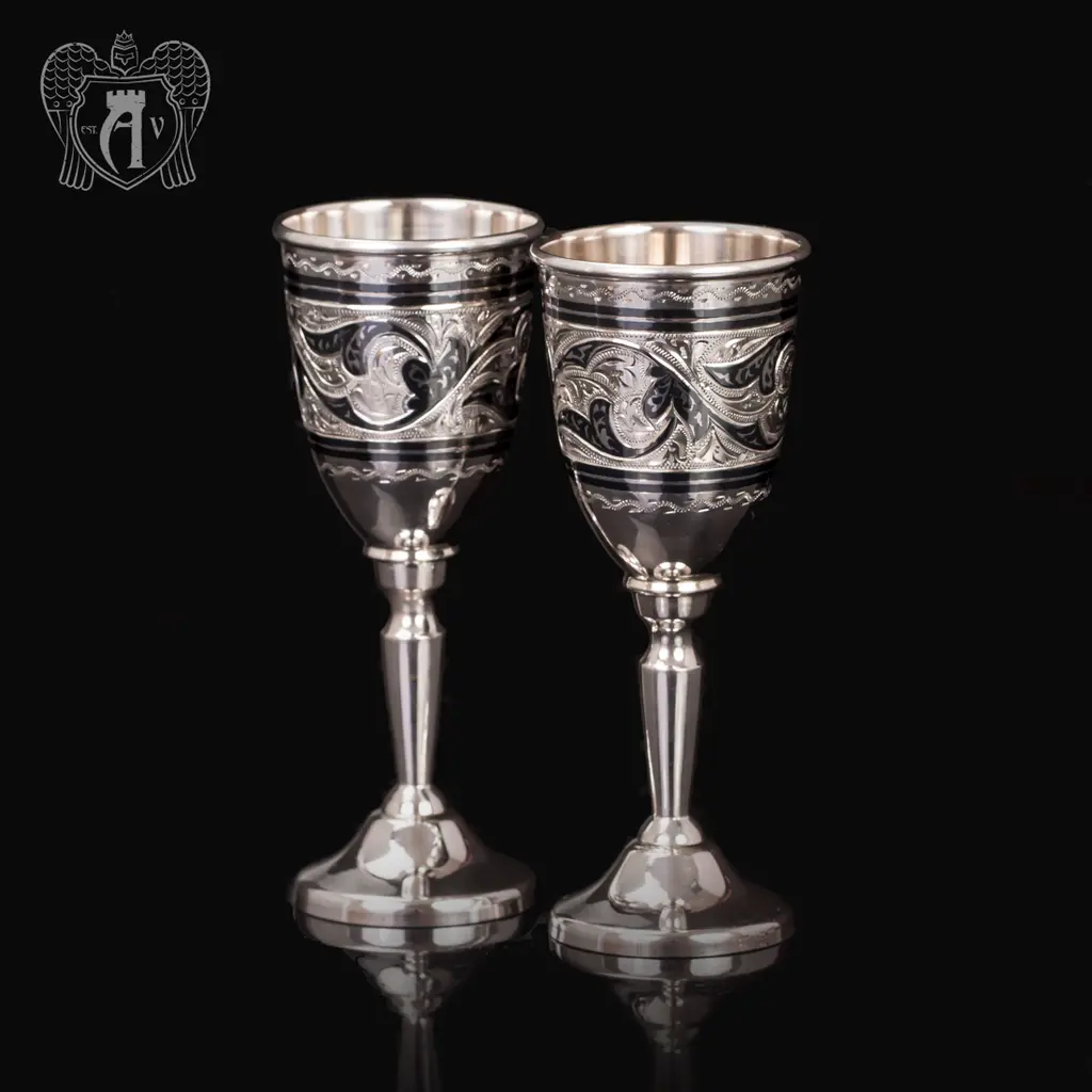 Набор рюмок из серебра  «Классика» - фото 2