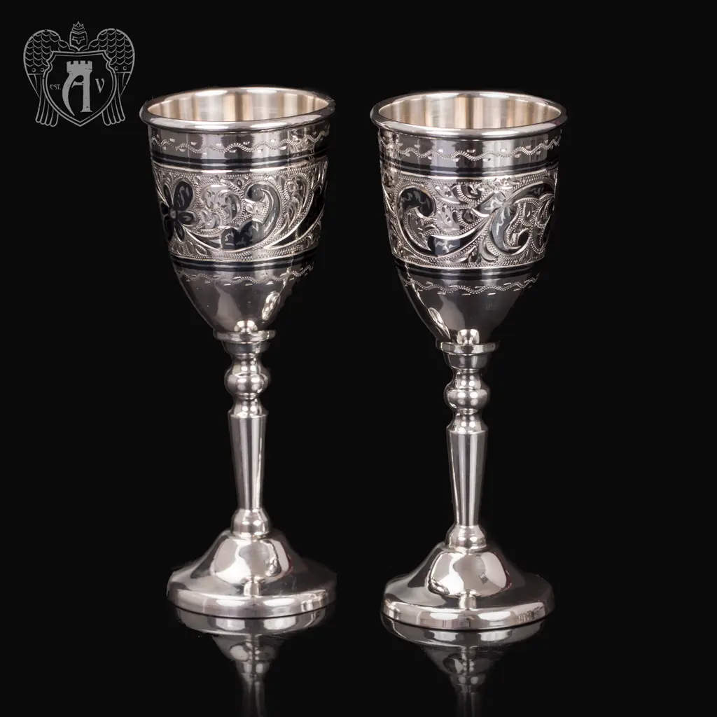 Набор рюмок из серебра  «Канцлер» - фото 3