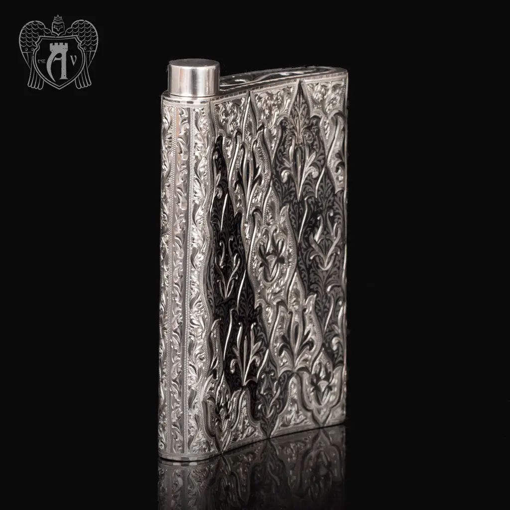 Серебряная фляжка  «Восток» - фото 3