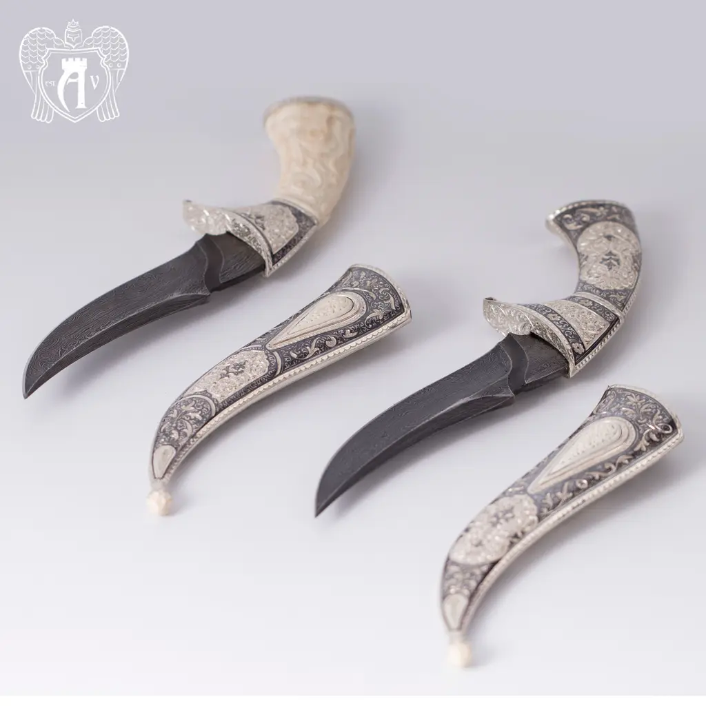 Кинжал из серебра (турецкий ятаган)  «Победитель» - фото 6