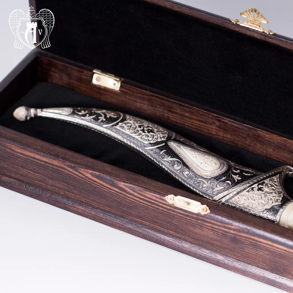 Кинжал из серебра (турецкий ятаган)  «Победитель» - фото 4