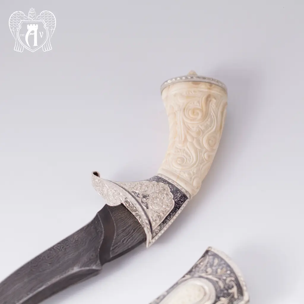 Кинжал из серебра (турецкий ятаган)  «Победитель» - фото 5