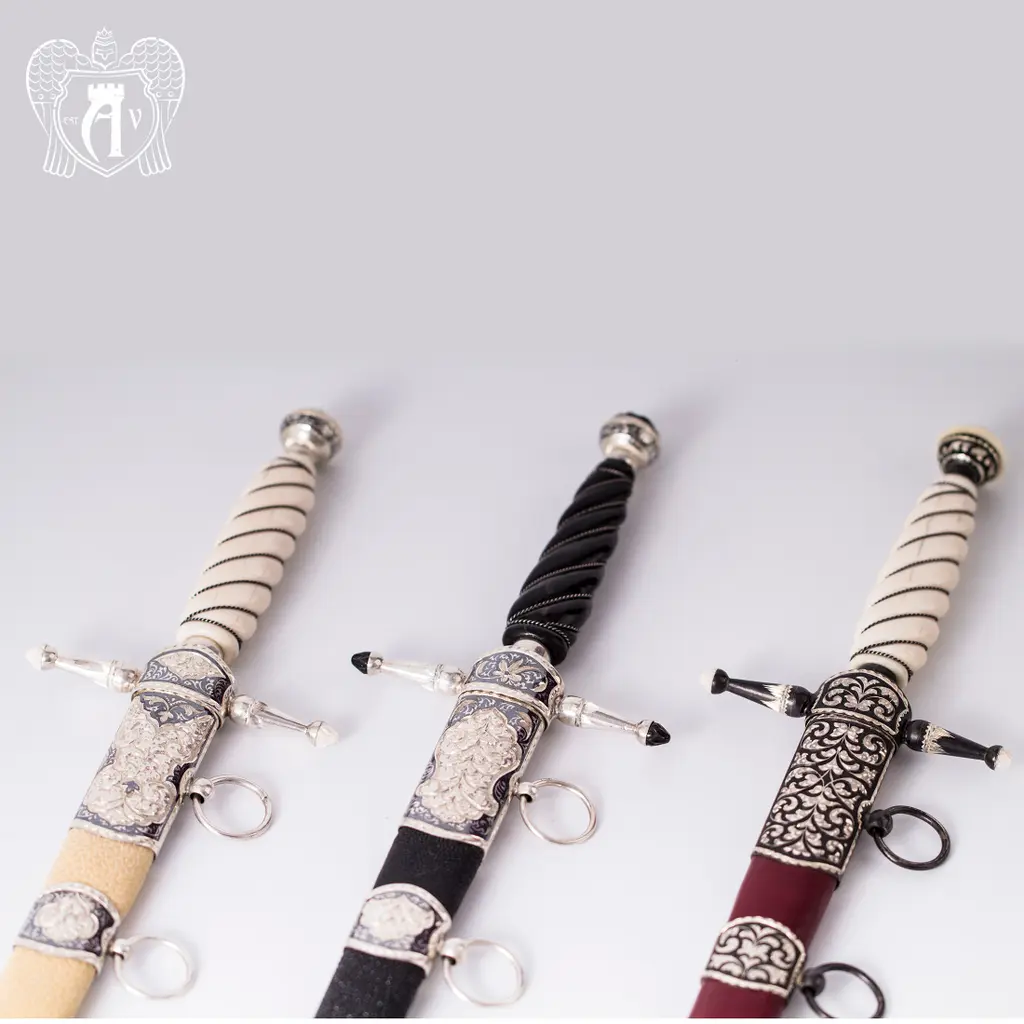 Офицерский морской кортик  из серебра  «Адмирал» - фото 4