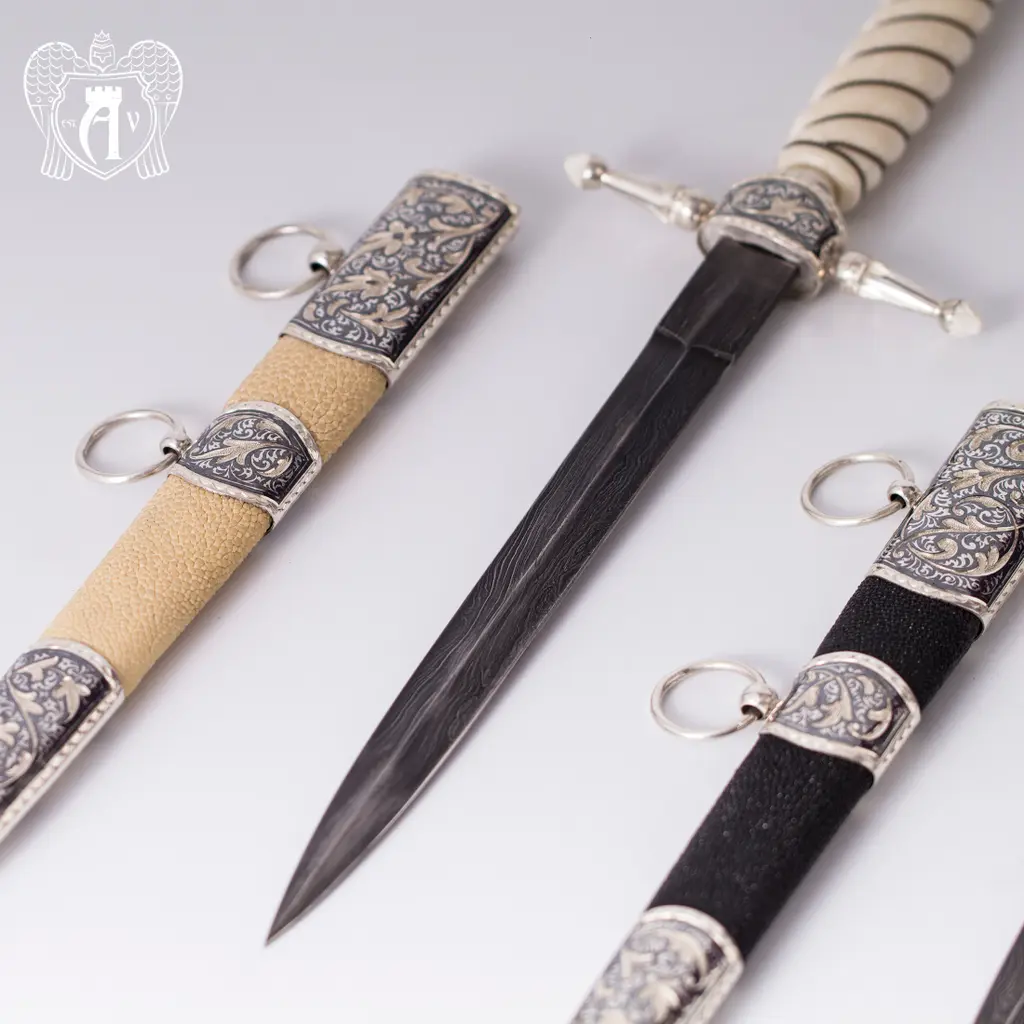 Офицерский морской кортик  из серебра  «Адмирал» - фото 5