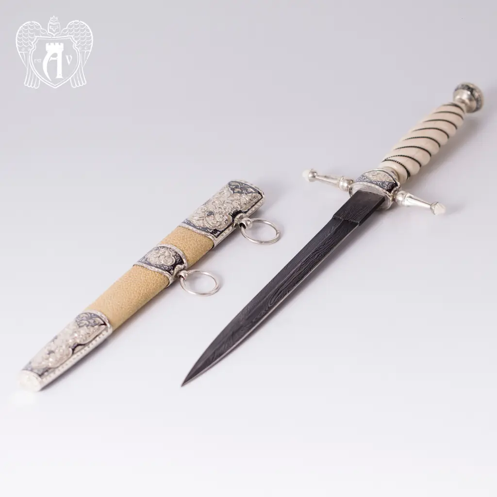 Офицерский морской кортик  из серебра  «Адмирал» - фото 3