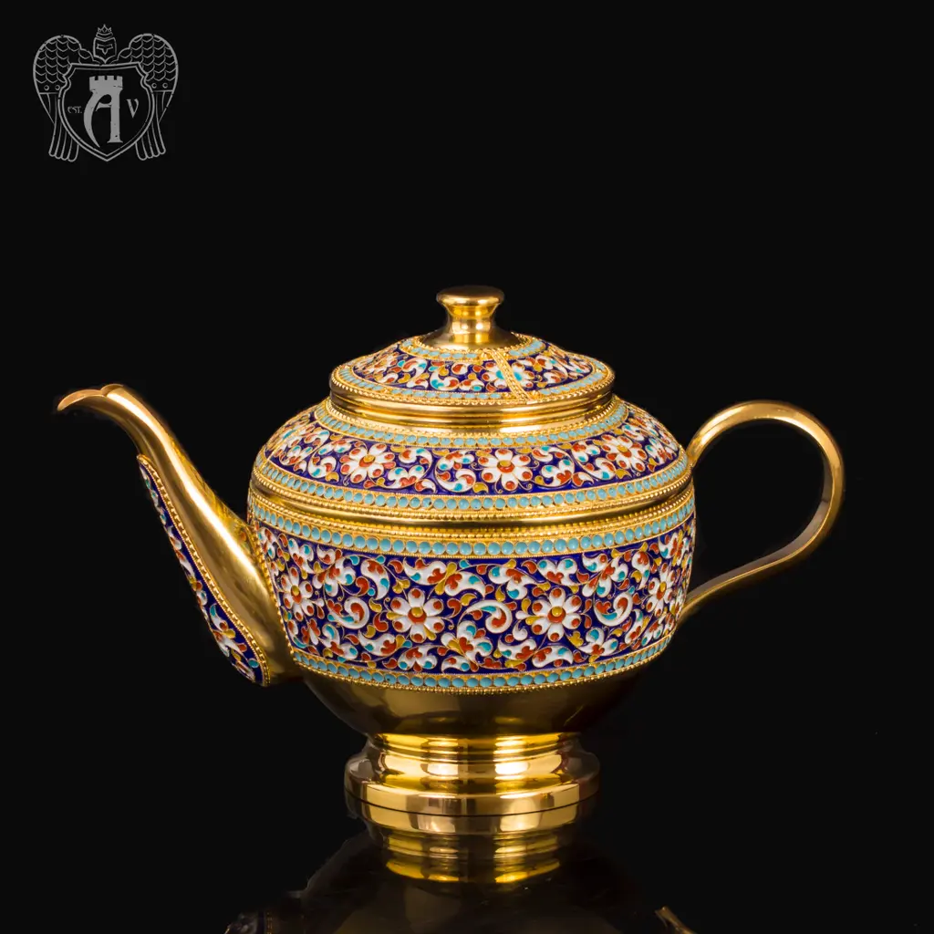 Серебряный сервиз чайный «Графский» - фото 2