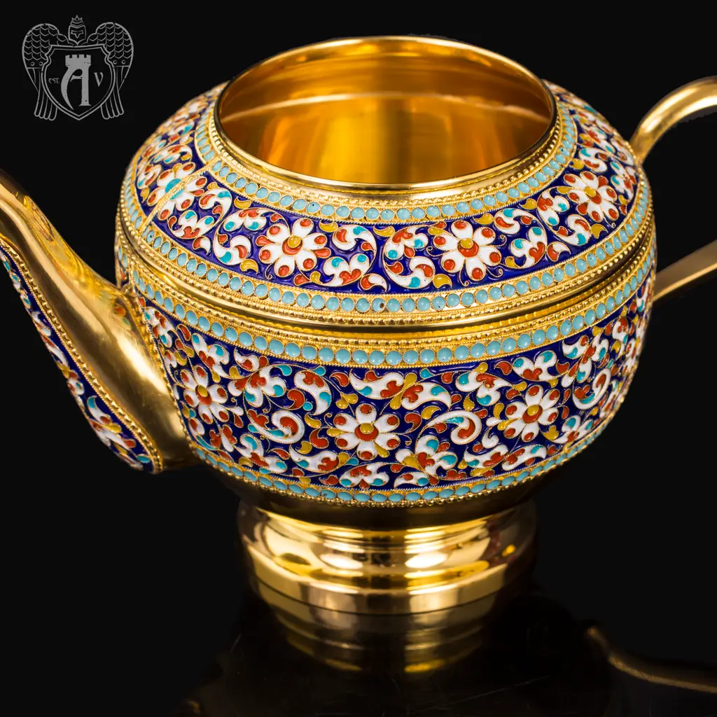 Серебряный сервиз чайный «Графский» - фото 4