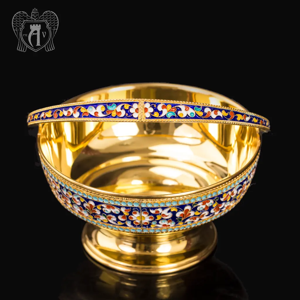 Серебряная конфетница « Графская» - фото 2