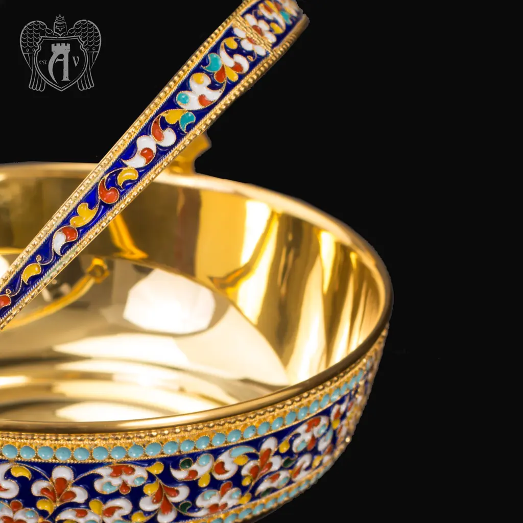 Серебряная конфетница « Графская» - фото 3