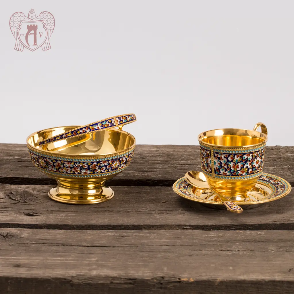 Серебряная конфетница « Графская» - фото 4