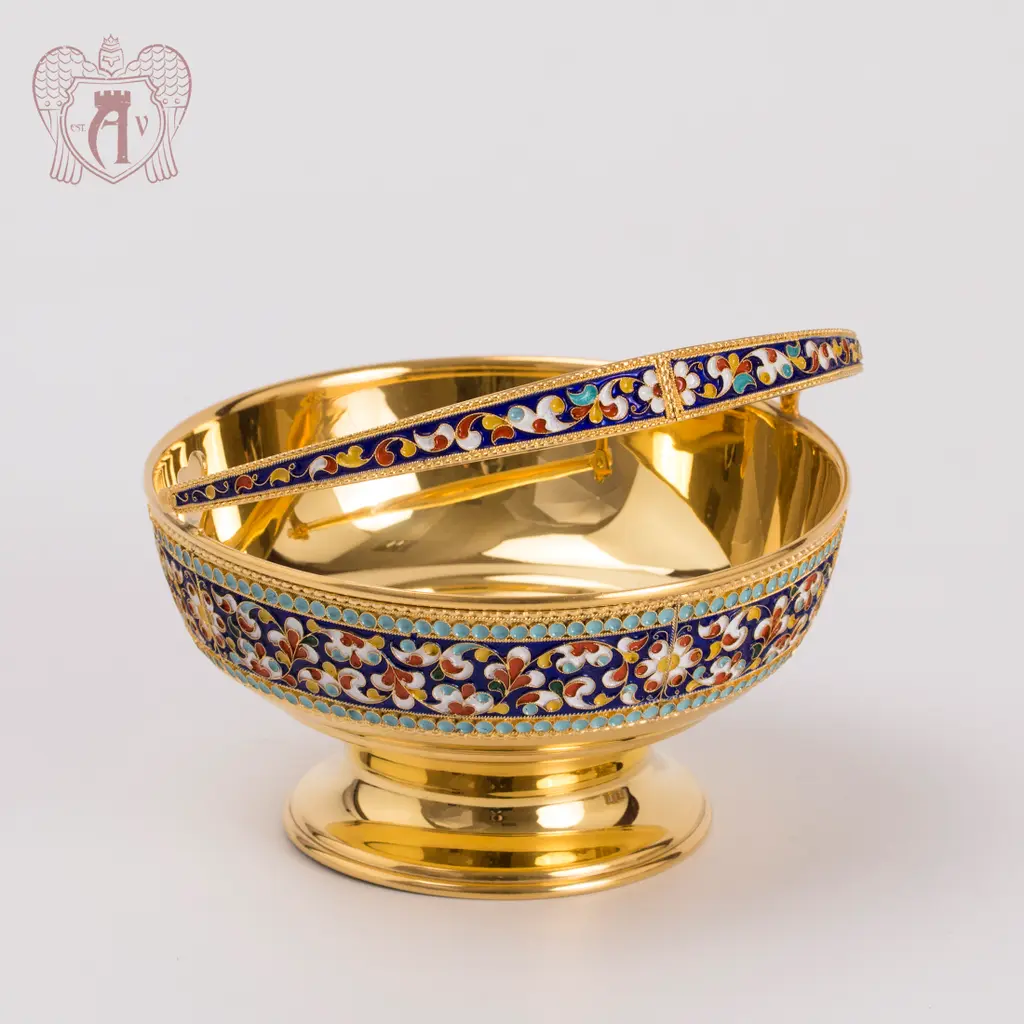 Серебряная конфетница « Графская» - фото 5