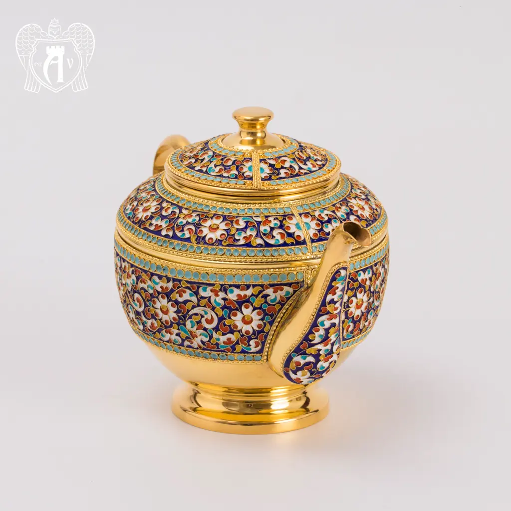 Чайник серебряный заварочный «Графский» - фото 6