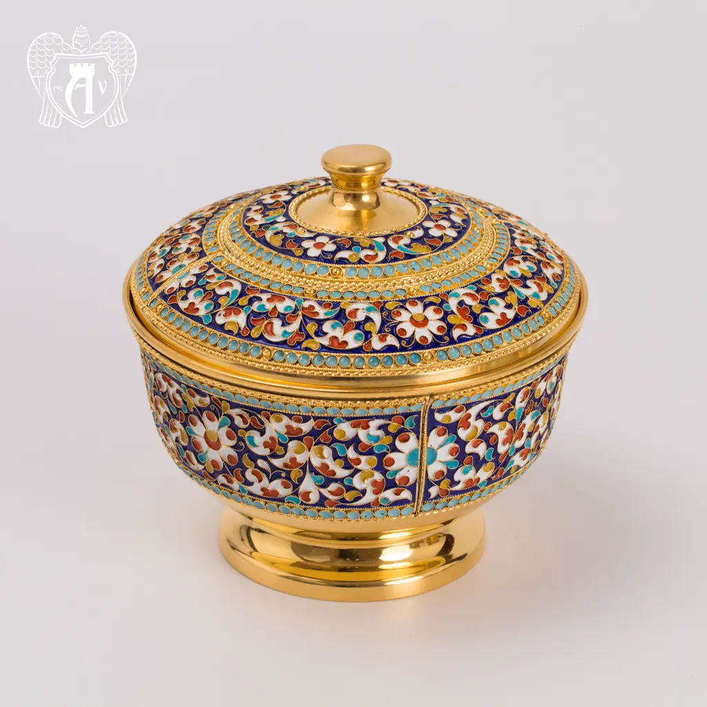 Серебряная сахарница «Графская» - фото 4