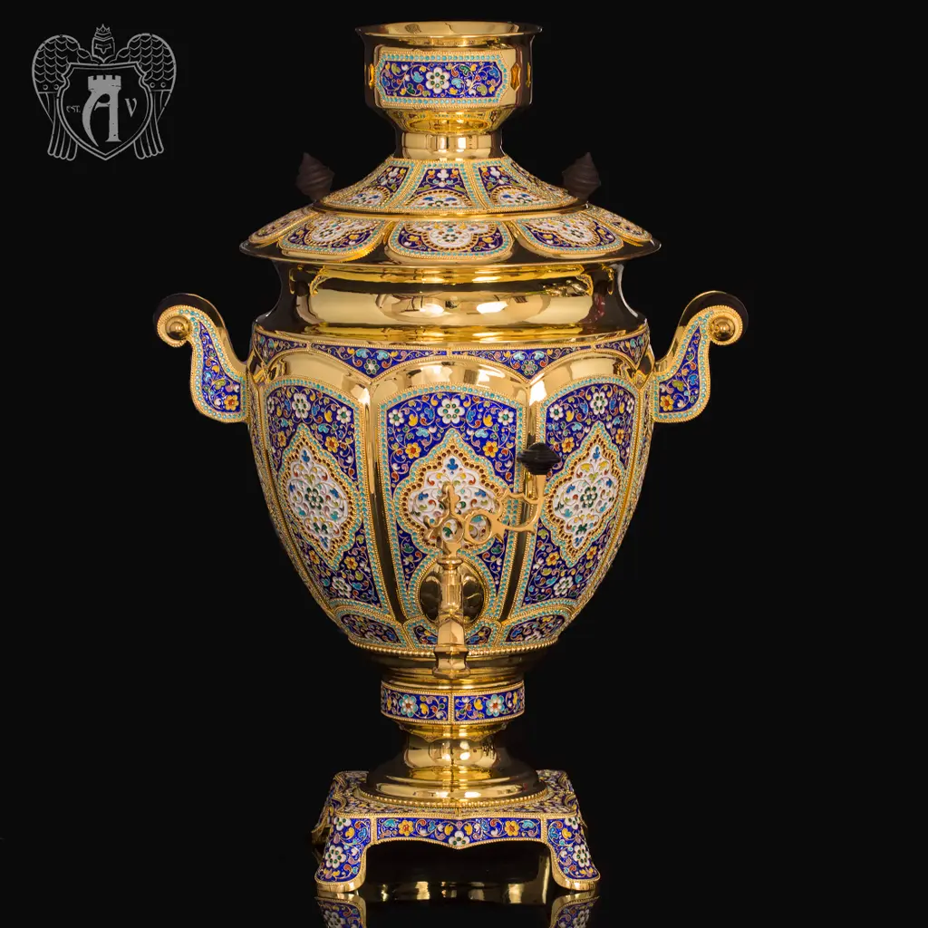 Самовар из серебра  электрический «Барин» - фото 3