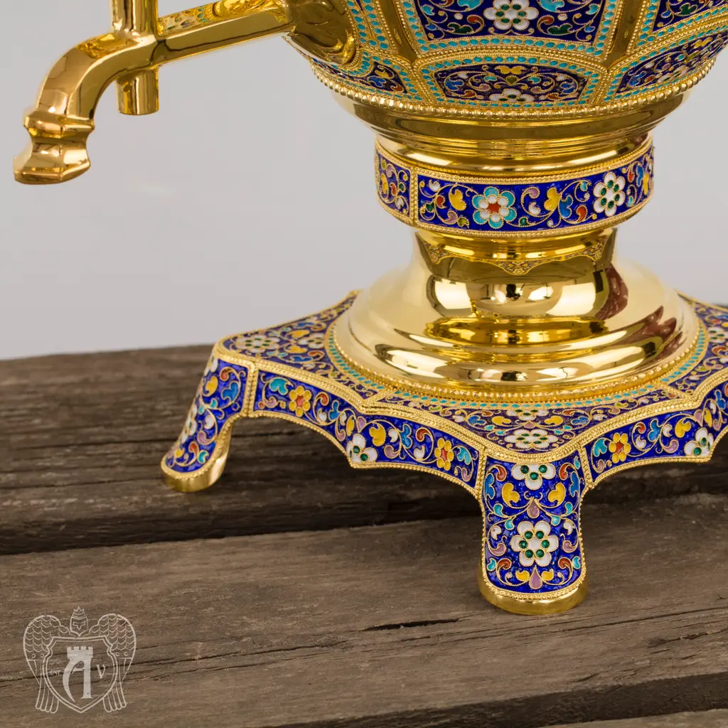 Самовар из серебра  электрический «Барин» - фото 4