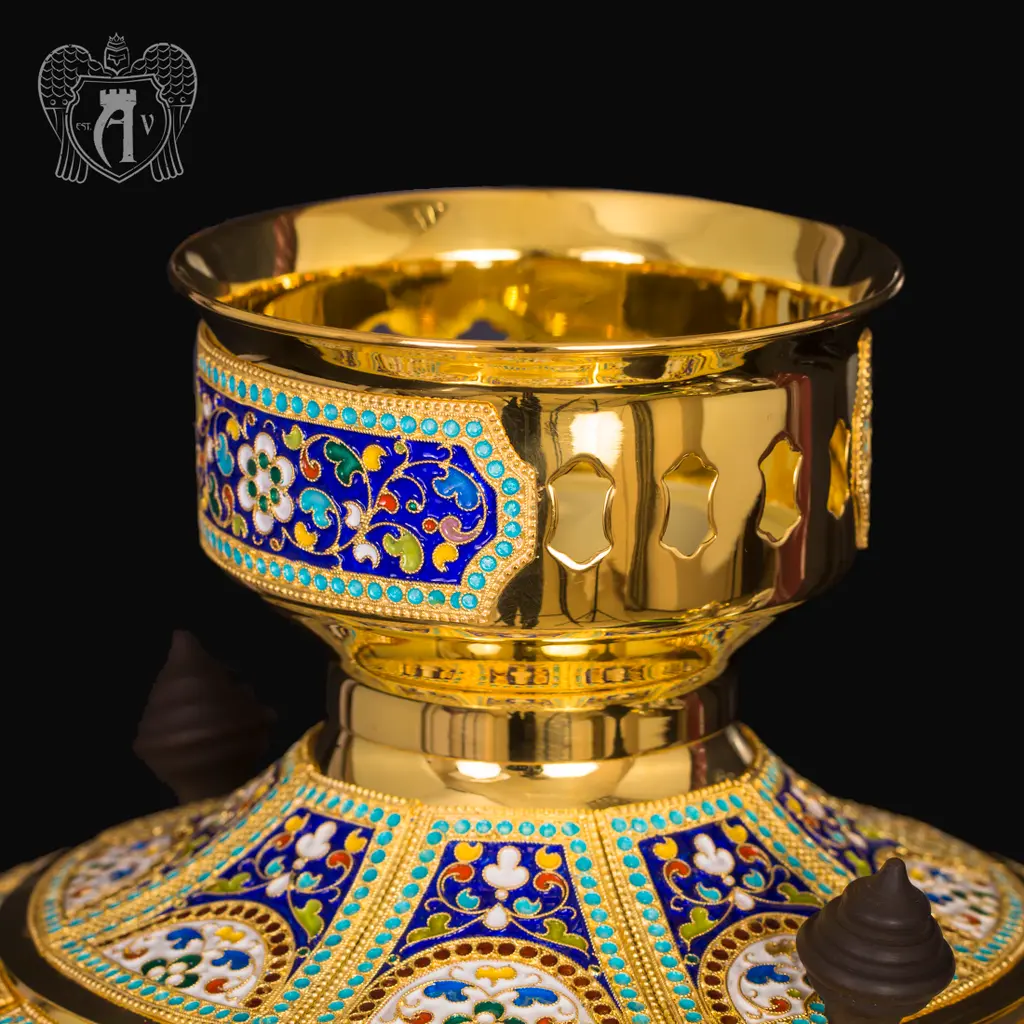 Самовар из серебра  электрический «Барин» - фото 5