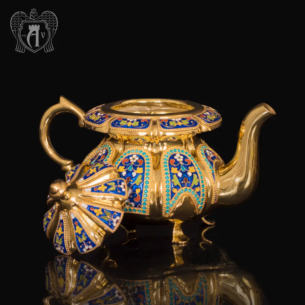 Заварочный чайник серебряный «Наполеон» - фото 2