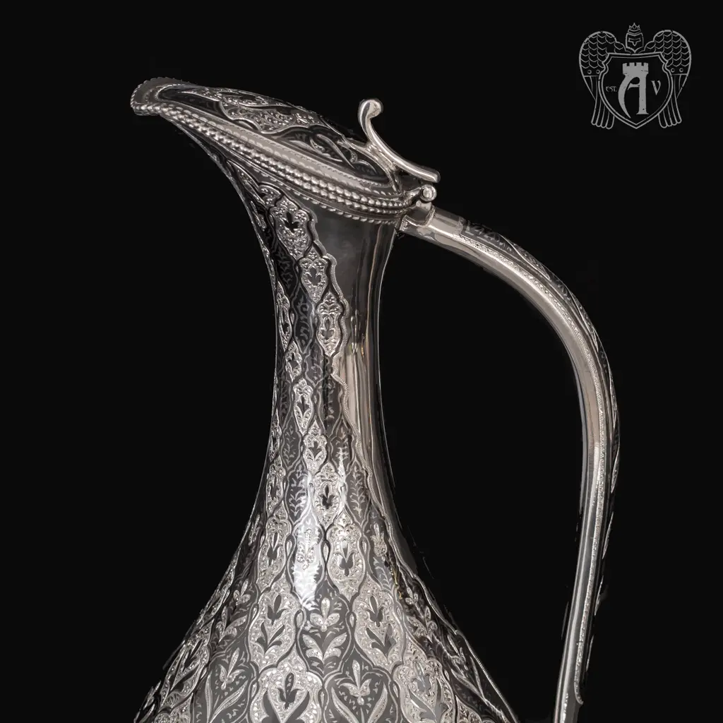 Кувшин для вина из серебра  «Кубачинка» - фото 4