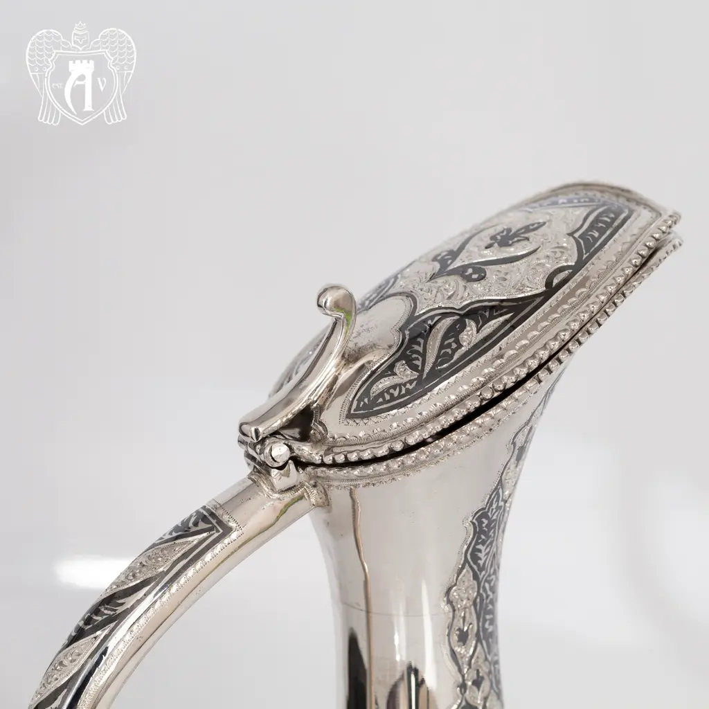 Кувшин для вина из серебра  «Кубачинка» - фото 5