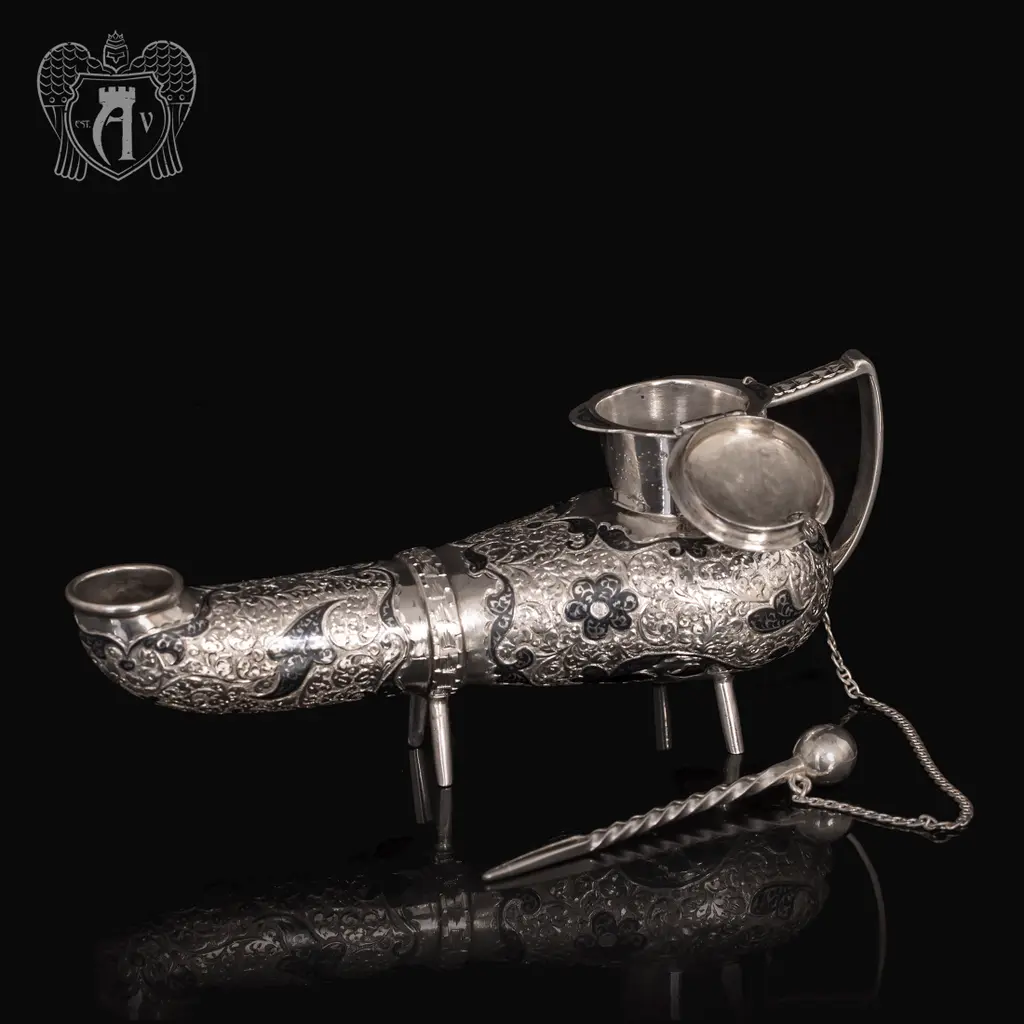 Лампада из серебра (чайник) - фото 2